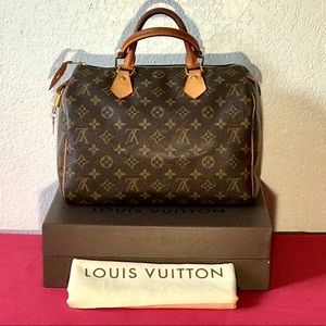 Speedy 30 Monogram Canvas 100% Authentic LV